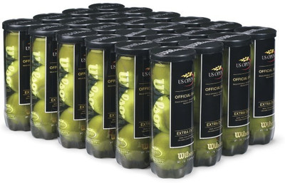 

Wilson US Open XDT (24 Can per case) Tennis Ball(Pack of 24, Yellow)