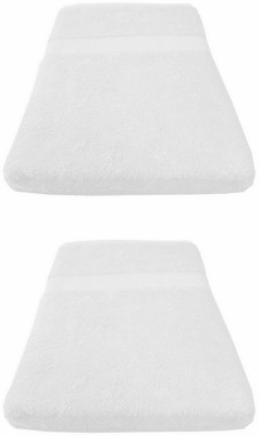 Welhouse India Cotton 550 GSM Bath Towel Set(Pack of 2)