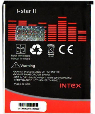 

Axel Battery - Intex Aqua Star 2 Battery 1400mAh(Black, Red)