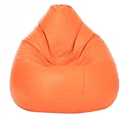 

Sultaan XXXL Bean Bag Cover (Without Beans)(Orange)