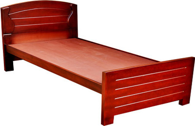 

Zam Zam Furniture Eeco Solid Wood Single Bed(Finish Color - Rose wood color)