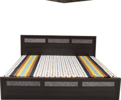 

Crystal Furnitech Acura Engineered Wood Queen Bed With Storage(Finish Color - Dark wallnut)