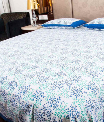 

clarks creation Cotton Double Printed Bedsheet(Pack of 1, Multicolor)