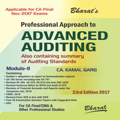 Professional Apporach to ADVANCE AUDITING in 2 Modules Set(English, Paperback, CA. Kamal Garg)