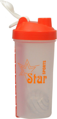 

mega star Sports 600 ml Shaker(Pack of 1, Red)