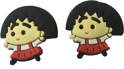 

SRP eShop Cute Girl Maruko Cartoon Lighting USB Cable Protector (for Apple iPhone/iPad/Ear phone} 1 Set(2 Pieces) Cable Drop Clip(Mullti Color)