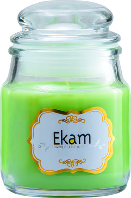 

Ekam 3oz ww Jar-Jasmine Candle(Green, Pack of 1)
