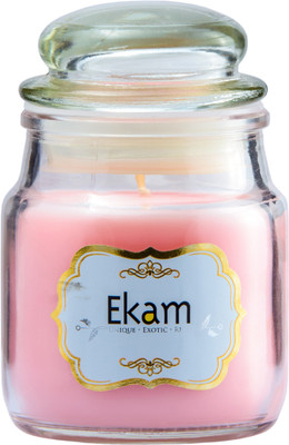 

Ekam 3Oz ww Jar-Strawberry Candle(Pink, Pack of 1)