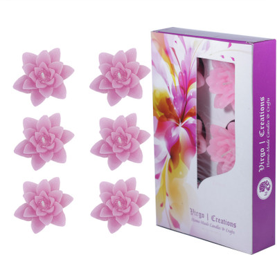 

Virgo Creations Nilofer-Pink Strawberry Candle(Pink, Pack of 6)