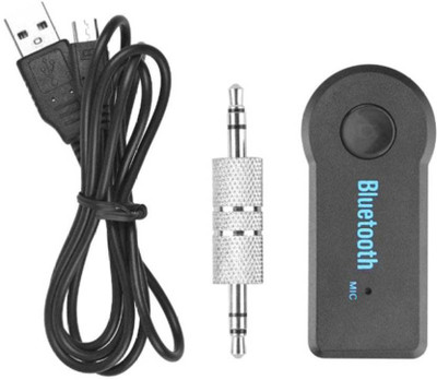 GENCLIQ v3.0 Car Bluetooth Device with USB Cable, MP3 Player, Audio Receiver(Black)