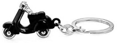 

NeoTask cute metal black scooter keychain Key Chain