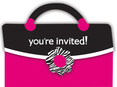 

Funcart Pink Zebra Invitation Invitation Card(Multicolor, Pack of 8)