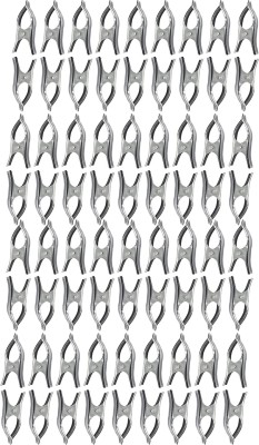 Jubilant Lifestyle steel clip Extra Small Steel Cloth Clip(Set of 72, Steel)