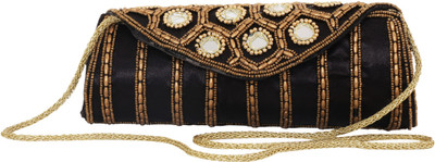 

SARAA Party Black Clutch