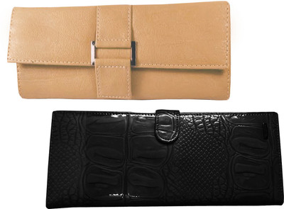 

Lady bar Casual Tan, Black Clutch, Black;tan