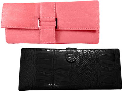 

Lady bar Casual Pink, Black Clutch, Black;pink