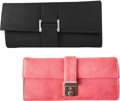 

Lady bar Casual Black, Pink Clutch