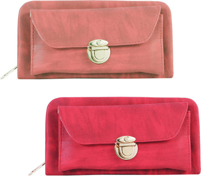 

Lady bar Casual Pink, Red Clutch