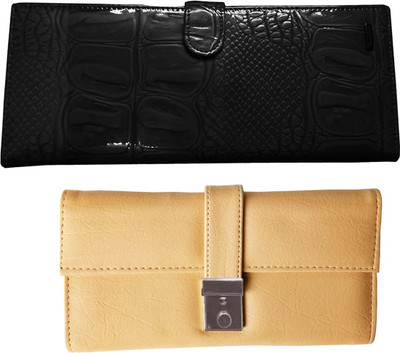 

Lady bar Casual Black, Beige Clutch, Beige;black