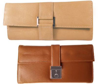 Lady bar Casual Tan, Tan Clutch