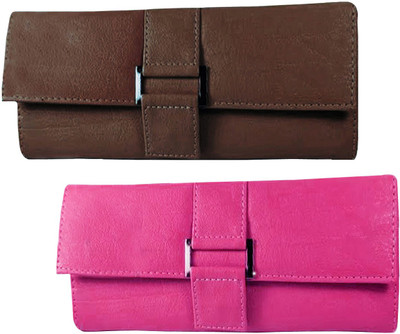 

Lady bar Casual Brown, Pink Clutch