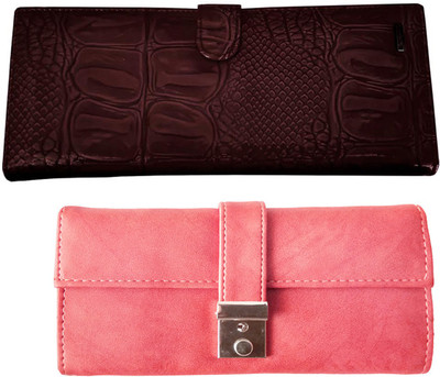 

Lady bar Casual Brown, Pink Clutch