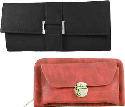 

Lady bar Casual Black, Pink Clutch