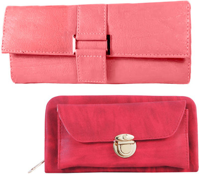 Lady bar Casual Pink, Red Clutch