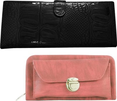 

Lady bar Casual Black, Pink Clutch