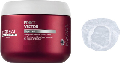 

L'Oreal Paris Set of 2 (Force Vector Anti-Breakage Hair Mask+Shower Cap)(Set of 2)
