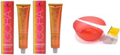

Schwarzkopf Igora Vibrance Tone On Tone Coloration Tube No. 4-68 Hair Color(Set of 3)