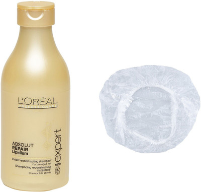 

L'Oreal Paris Set of 2 (Absolut Repair Lipidium Shampoo+Shower Cap)(Set of 2)