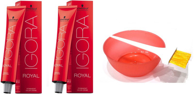 

Schwarzkopf Igora Royal Permanent Creme No. 5-7 Hair Color(Set of 3)