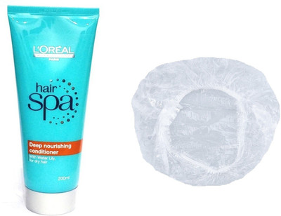 

L'Oreal Paris Hair Spa Set of 2 (Deep Nourishing Conditioner+Shower Cap)(Set of 2)