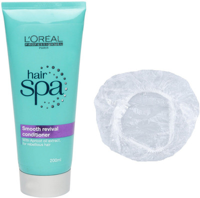 

L'Oreal Paris Hair Spa Set of 2 (Smooth Revivial Conditioner+Shower Cap)(Set of 2)