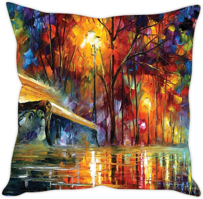 

Sleep Nature's Abstract Cushions Cover(30.63 cm*30.63 cm, Multicolor)