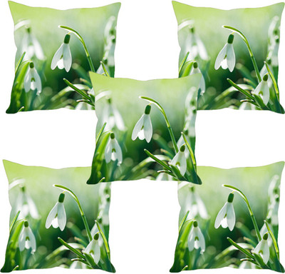 

Sleep Nature's Abstract Cushions Cover(Pack of 5, 40.63 cm*40.63 cm, Multicolor)