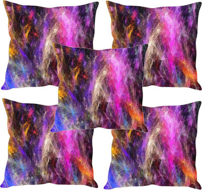 

Sleep Nature's Printed Cushions Cover(Pack of 5, 30.63 cm*30.63 cm, Multicolor)