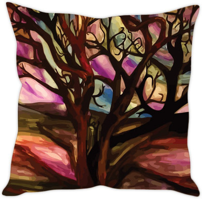 

Sleep Nature's Abstract Cushions Cover(30.63 cm*30.63 cm, Multicolor)