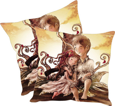 

Sleep Nature's Printed Cushions Cover(Pack of 2, 30.63 cm*30.63 cm, Multicolor)