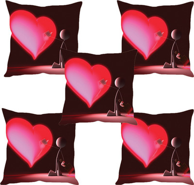 

Sleep Nature's Abstract Cushions Cover(Pack of 5, 30.63 cm*30.63 cm, Multicolor)