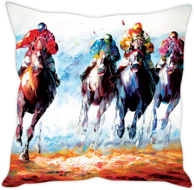 

Sleep Nature's Abstract Cushions Cover(30.63 cm*30.63 cm, Multicolor)