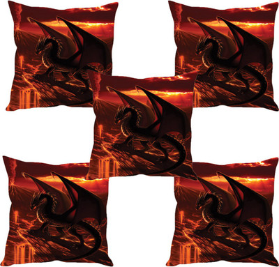 

Sleep Nature's Abstract Cushions Cover(Pack of 5, 40.63 cm*40.63 cm, Multicolor)