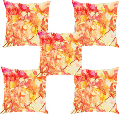 

Sleep Nature's Abstract Cushions Cover(Pack of 5, 30.63 cm*30.63 cm, Multicolor)