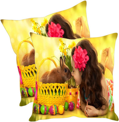 

Sleep Nature's Printed Cushions Cover(Pack of 2, 40.63 cm*40.63 cm, Multicolor)