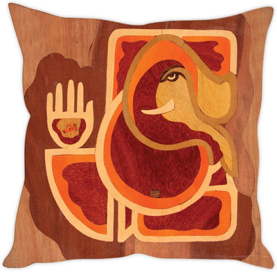 

Sleep Nature's Abstract Cushions Cover(40.63 cm*40.63 cm, Multicolor)