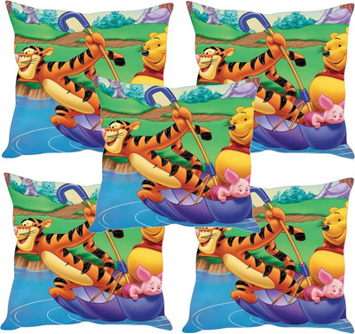 

Sleep Nature's Printed Cushions Cover(Pack of 5, 30.63 cm*30.63 cm, Multicolor)