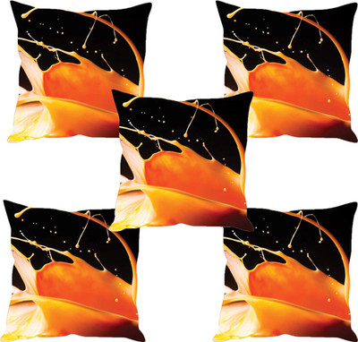 

Sleep Nature's Abstract Cushions Cover(Pack of 5, 30.63 cm*30.63 cm, Multicolor)