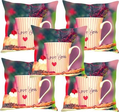 

Sleep Nature's Printed Cushions Cover(Pack of 5, 40.63 cm*40.63 cm, Multicolor)