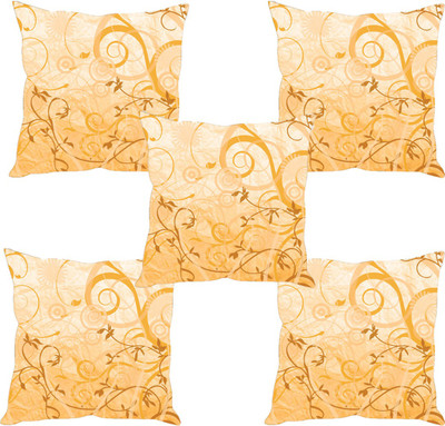 

Sleep Nature's Abstract Cushions Cover(Pack of 5, 40.63 cm*40.63 cm, Multicolor)